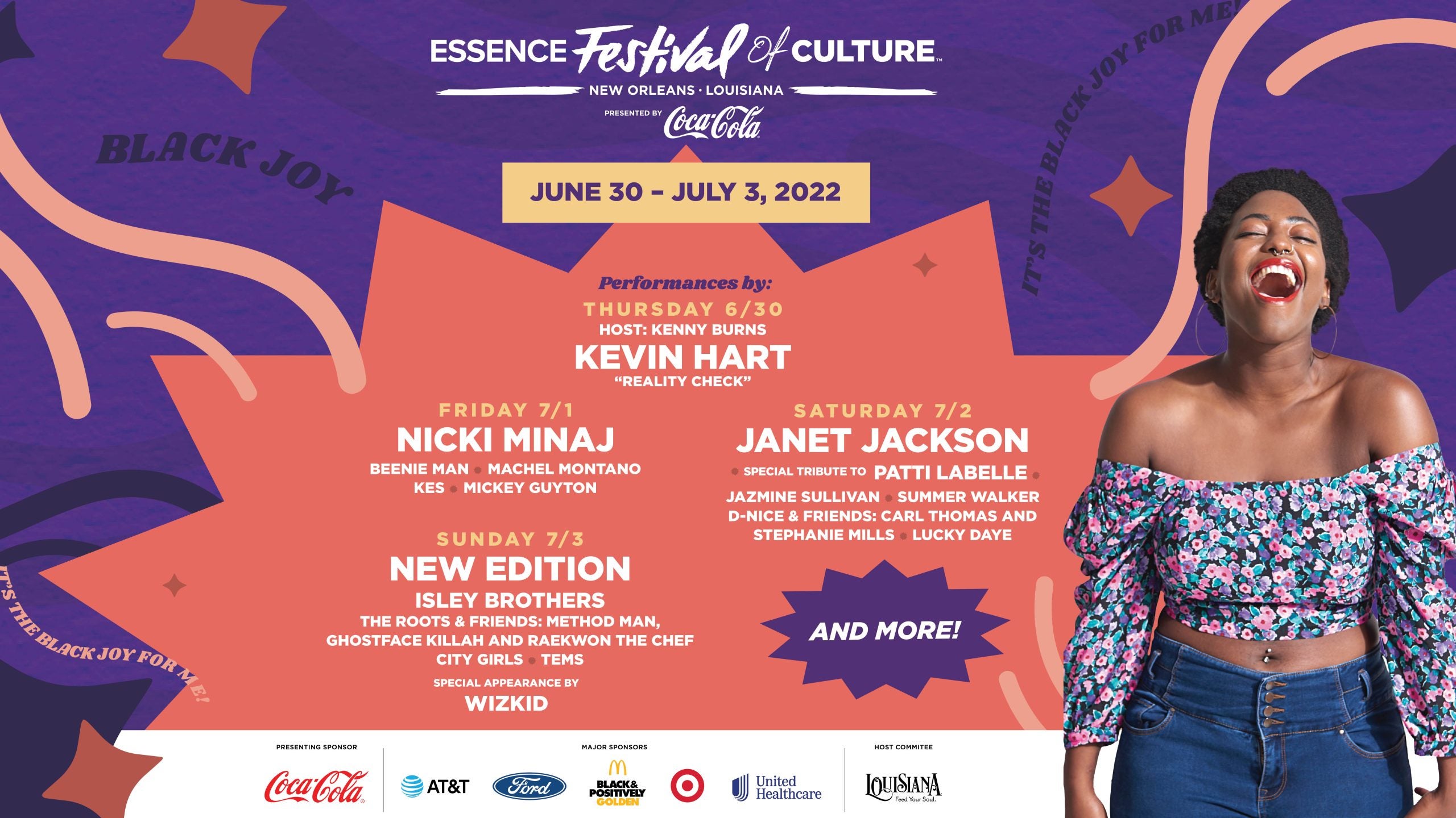 JUST ANNOUNCED ESSENCE Fest SingleNight Tickets On Sale Plus, Wizkid