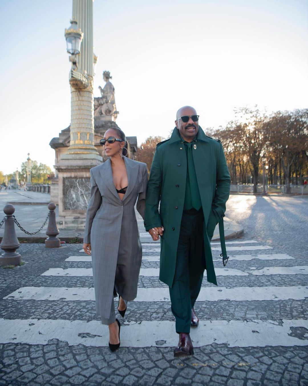 10 Times Marjorie And Steve Harvey Complemented Each Other In Style With Matching Outfits