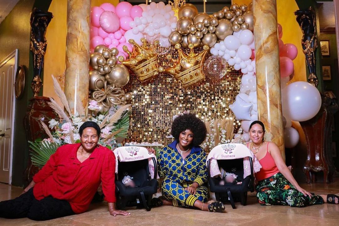Amara La Negra's Twins Sumajestad And Sualteza Welcomed Home In Royal Fashion After NICU Stay