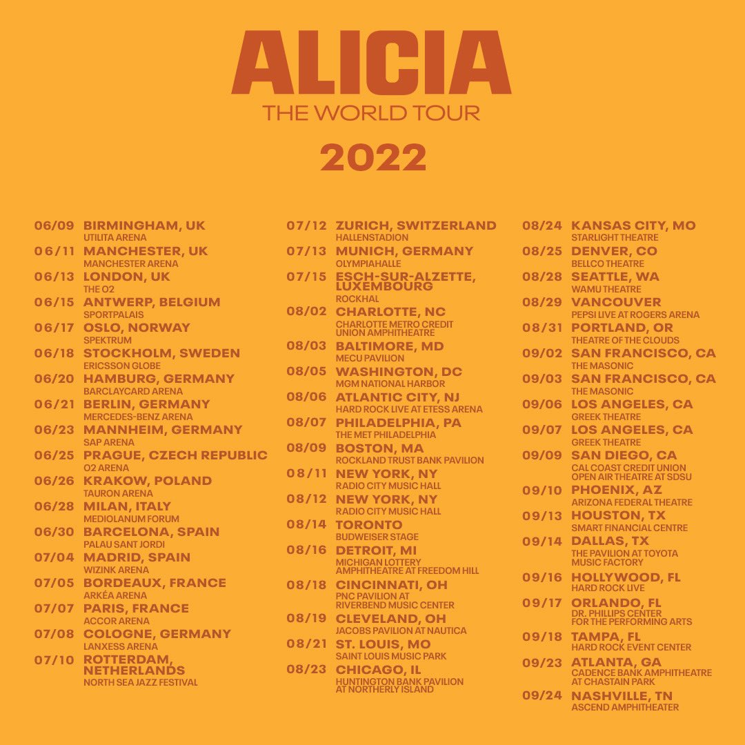 Enjoy The Show! Here Are The Tours You Need To Check Out In 2022