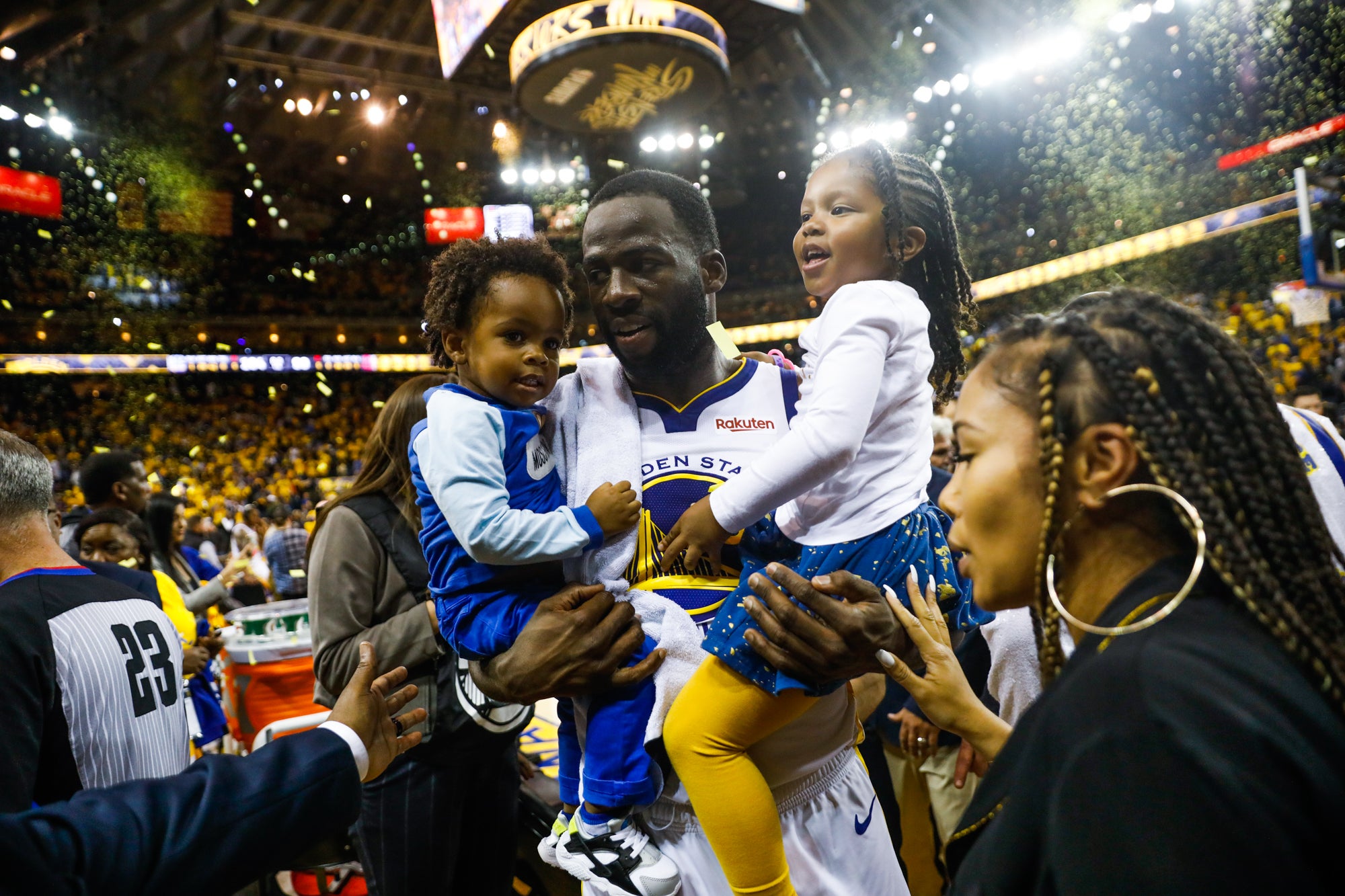 NBA Champ Draymond Green On Staying Connected To His Family During The Season, And Why Fiancée Hazel Renee Is His MVP