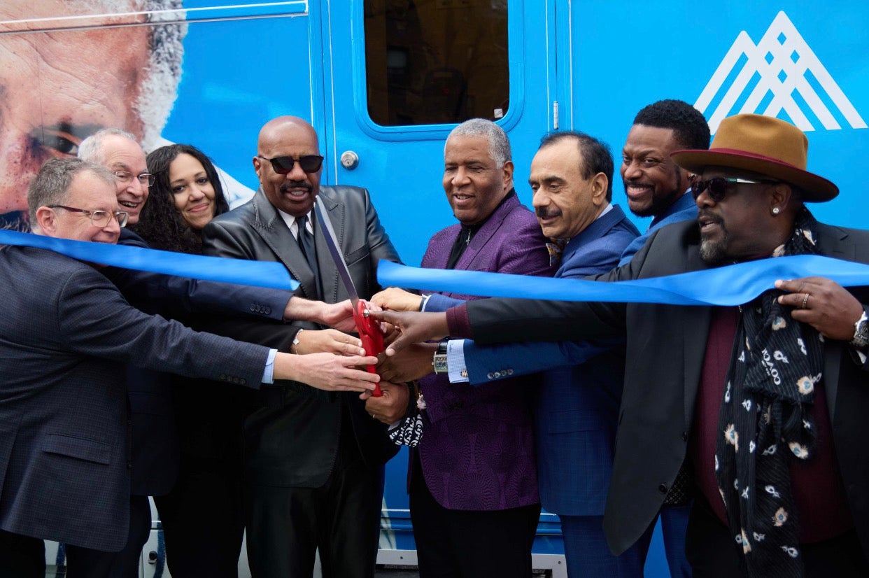 Steve Harvey, Chris Tucker And More Famous Black Men Join Robert F. Smith In Harlem To Fight Prostate Cancer