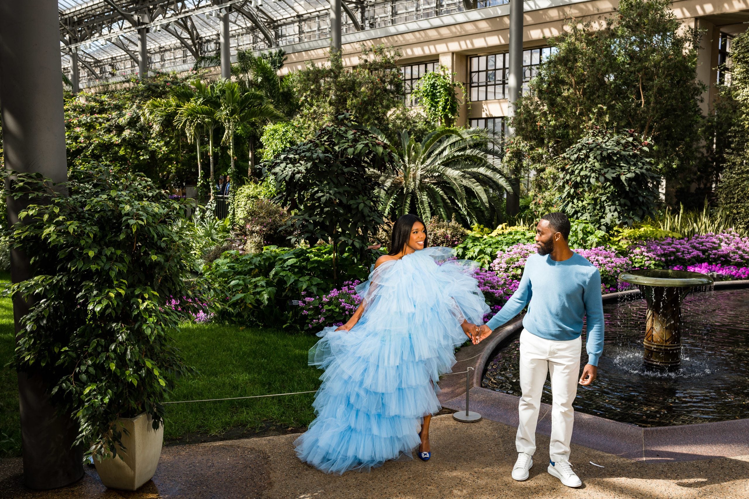 Old, New, Borrowed, Blue: This Couple’s Epic Engagement Shoot Included Four Fabulous Outfit Changes