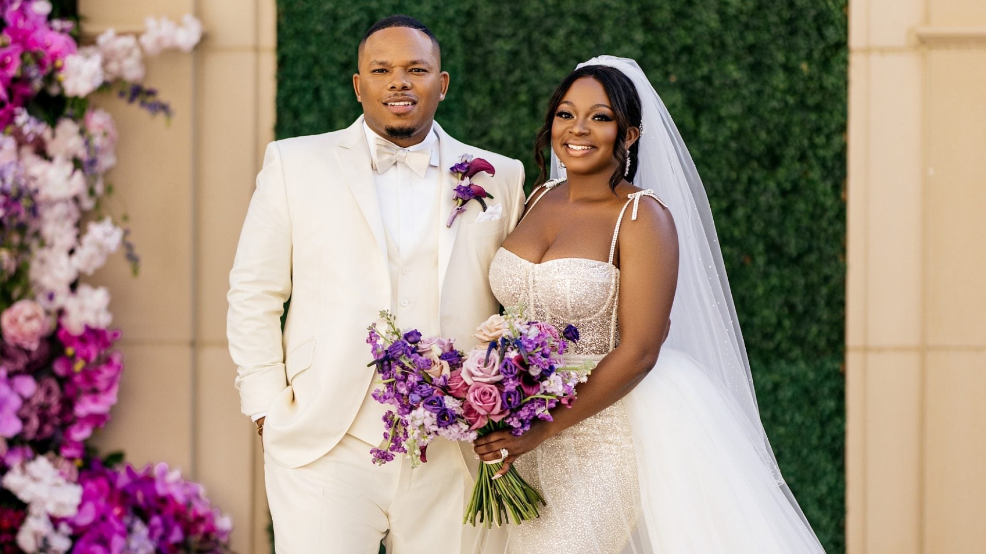 LaLa Caught The Bouquet, Tevin Campbell Sang And Montell Jordan Officiated At Naturi Naughton And Two Lewis's Star-Studded Wedding