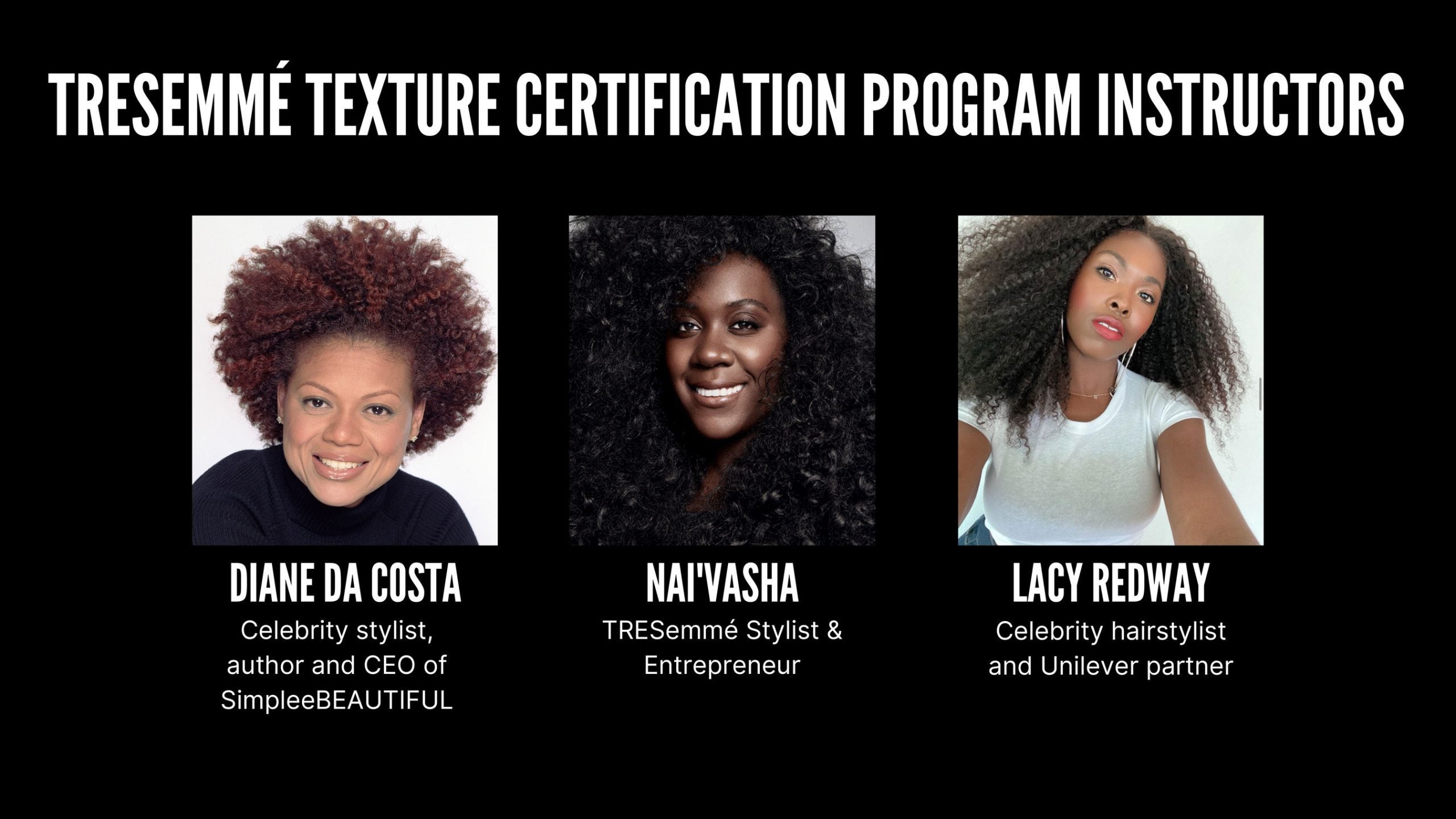 TRESemmé and SimpleeBEAUTIFUL Launch Texture Certification Program To Educate Stylists Across the U.S.