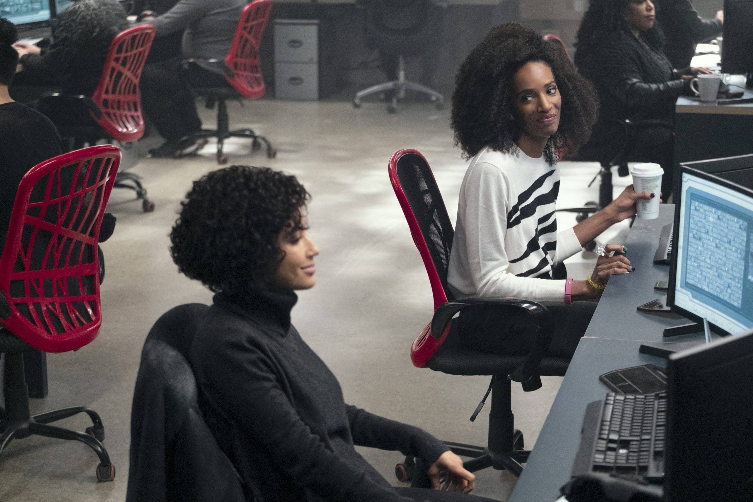 Andy Allo And Zainab Johnson On Being Authentically Black “Angels” On ‘Upload’ Season 2