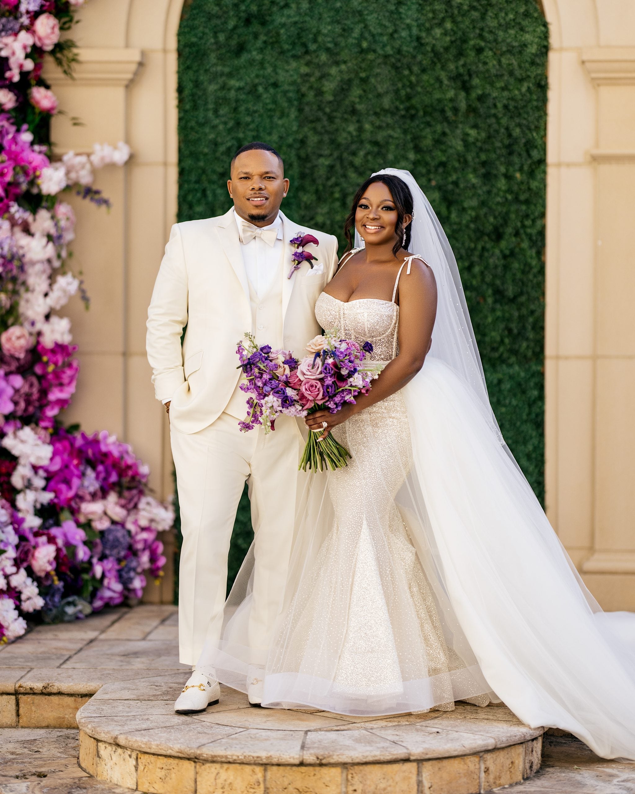 LaLa Caught The Bouquet, Tevin Campbell Sang And Montell Jordan Officiated At Naturi Naughton & Two Lewis's Star-Studded Wedding
