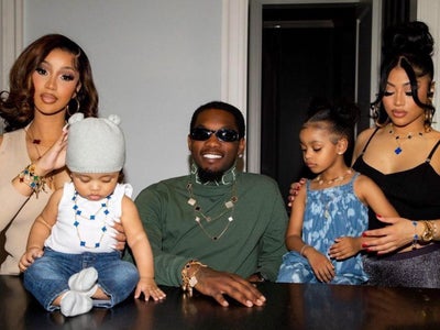 Cardi B And Her Lucky ‘Charms’ Pose For The ‘Gram