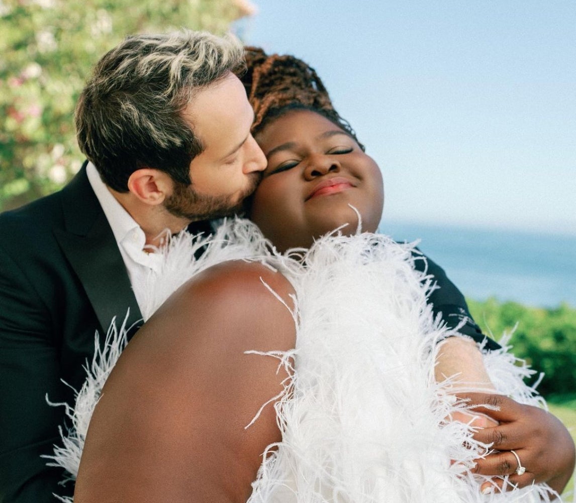Gabourey Sidibe And Fiancé Show Off Their Love And Unconventional Wedding Style In Stunning Photo Shoot