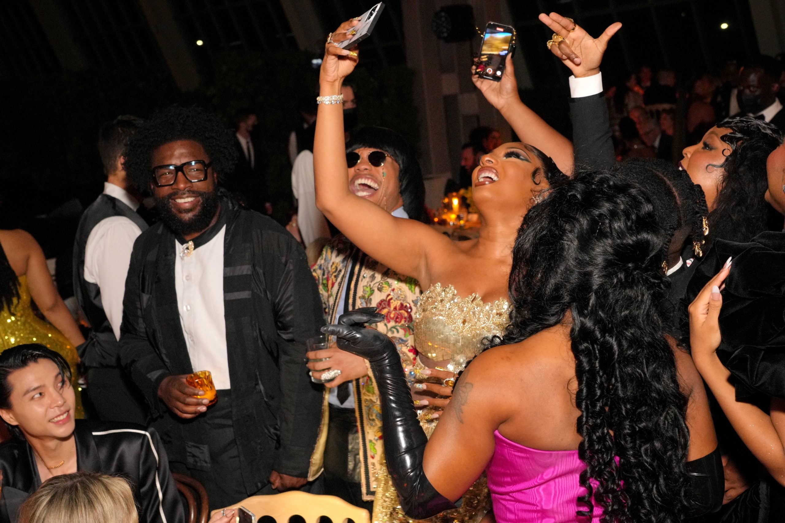 Inside the 2022 Met Gala: Megan & Lizzo Snap Selfies, Kerry & Hubby Hit The Dancefloor