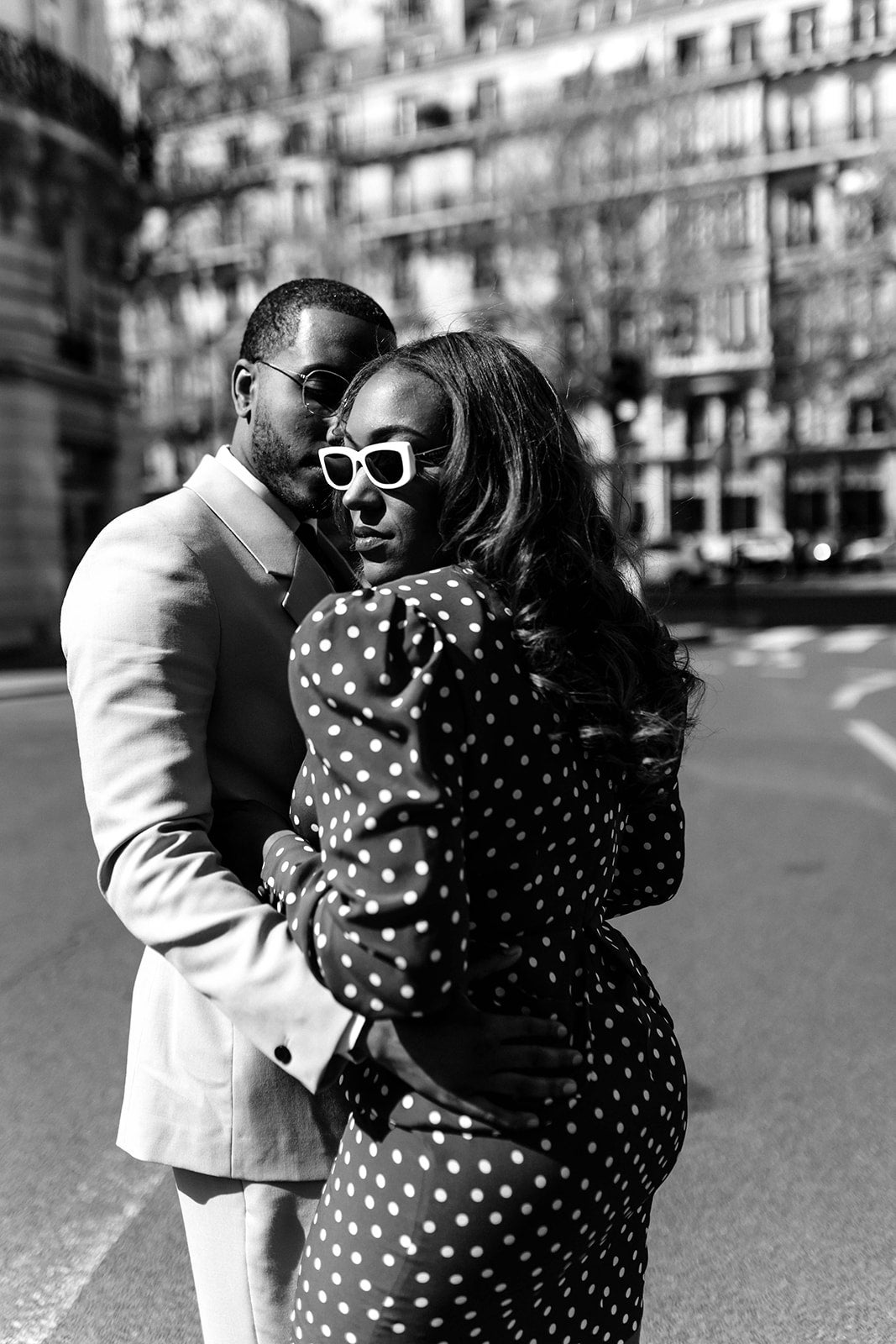 This Bride And Groom-To-Be's Engagement Shoot In Paris Is The Epitome Of Cool — And Creative