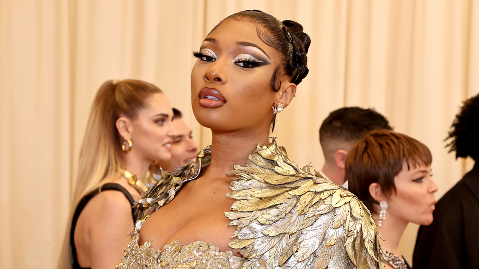 Megan Thee Stallion Gives Face Wearing This Drugstore Makeup At The 2022 Met Gala