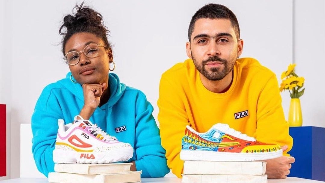 Displacement specielt Opførsel FILA Partners With LGBTQIA+ Artists For Custom Sneakers To Celebrate Pride  Month | Essence