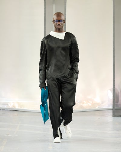 Bianca Saunders Presents Her Latest Menswear Collection In Paris