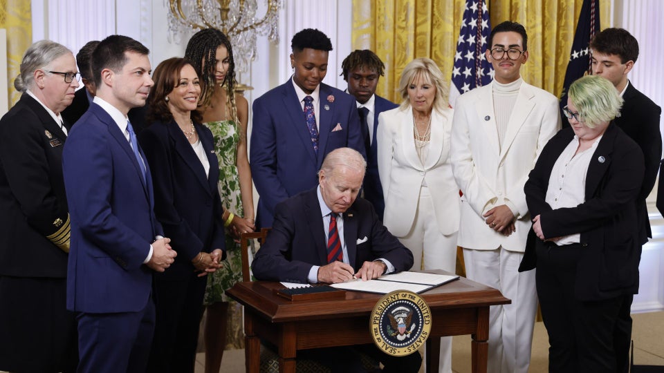 President Biden Signs Executive Order To Combat Anti-LGBTQ State Laws