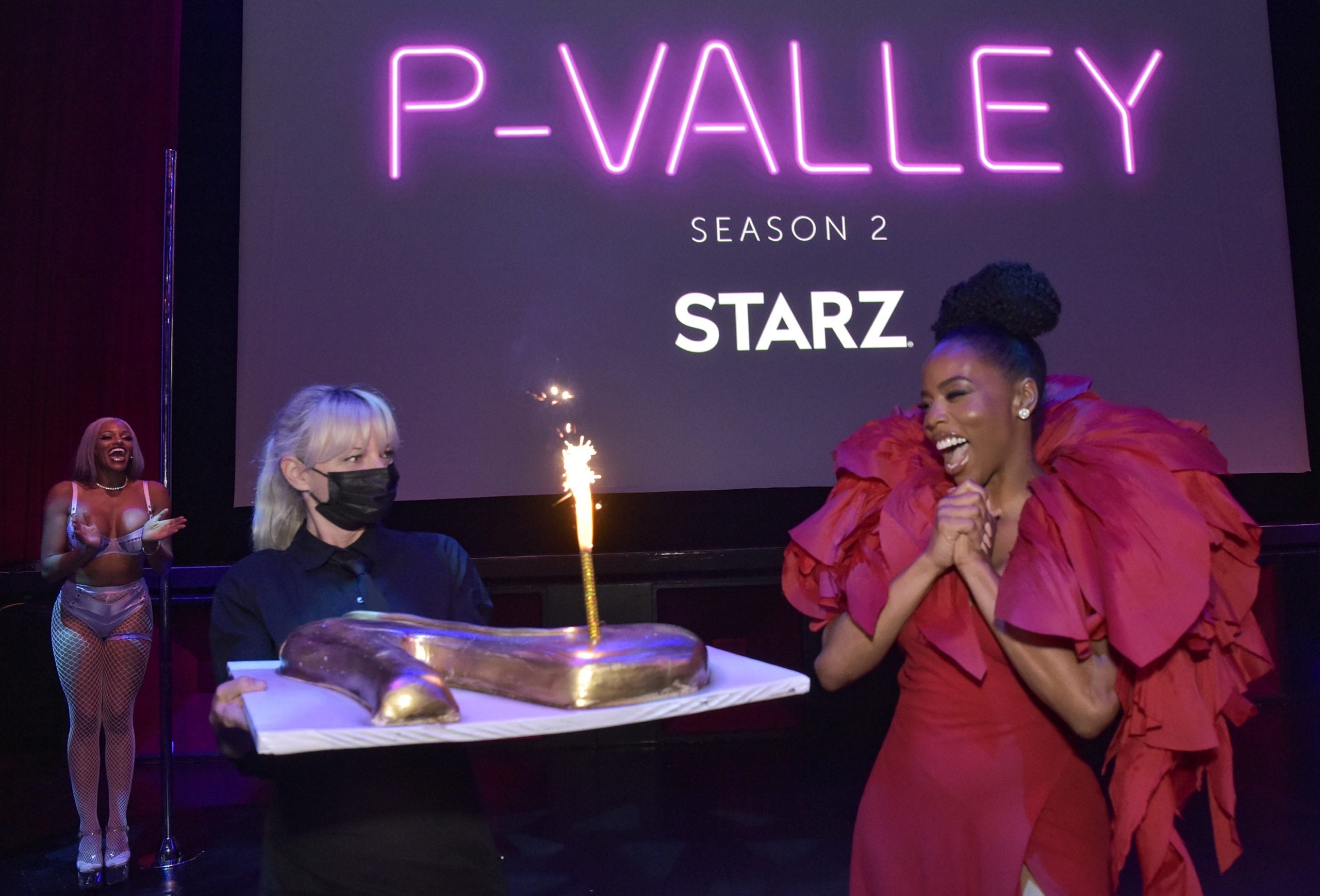 Star Gazing: Savannah James, Megan Thee Stallion, 'P-Valley' Cast Kill The Pynk Carpet For The Season 2 Premiere