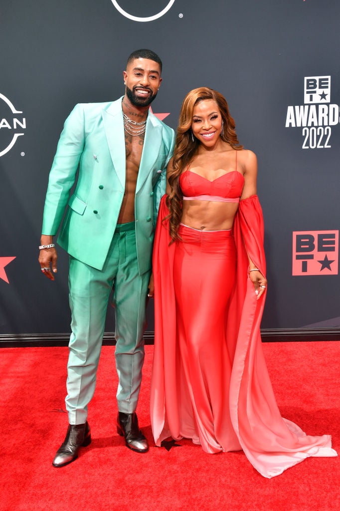 Red Hot Couples On The Red Carpet At The 2022 BET Awards