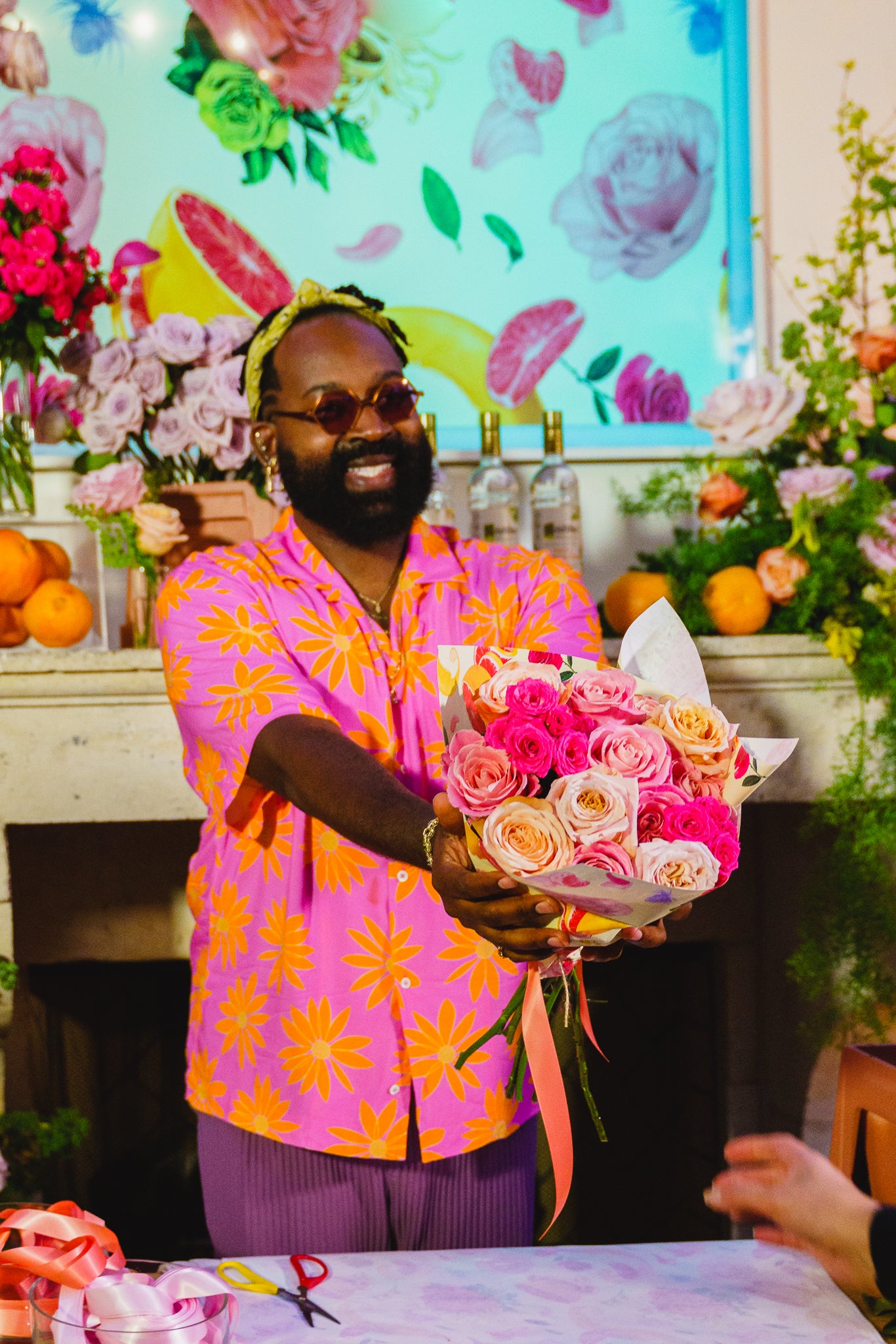 The Host With The Most: Ace At-Home Entertaining This Summer With Help From Floral Artist Maurice Harris