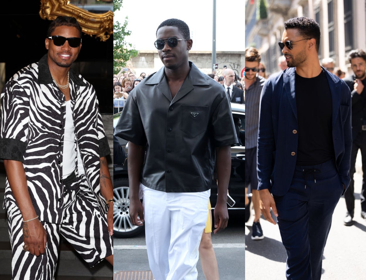 These Black Men Looked Like A (Stylish) Snack At Milan Fashion Week