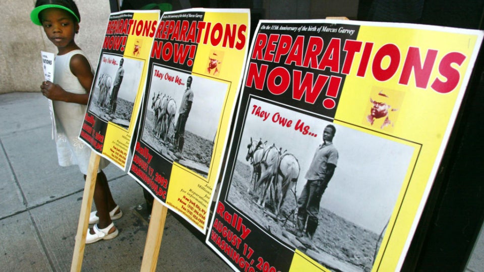 Activists In Newark, NJ Rally For Reparations