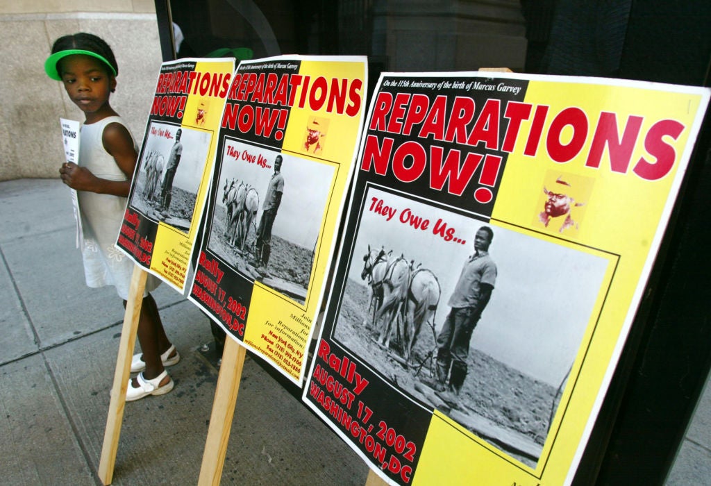 Activists In Newark,NJ Rally For Reparations