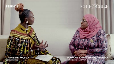 Caroline Wanga, CEO Of Essence Speaks With Madame Samia Suluhu Hassan, President of Tanzania