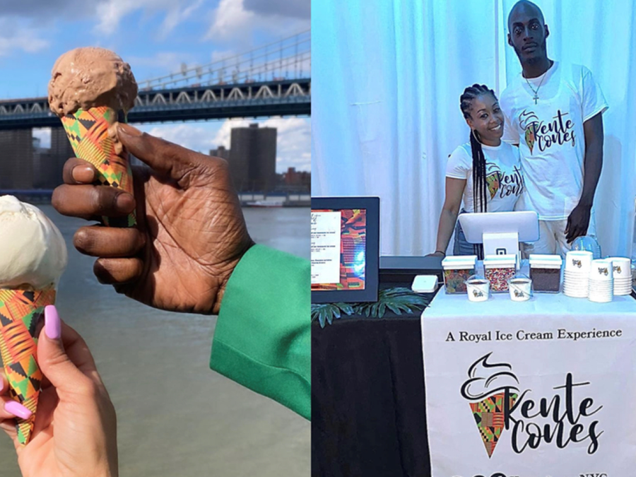 Meet the Co-Founders Behind Kente Cones, The Vegan Ice Cream Brand Honoring African Ancestry 