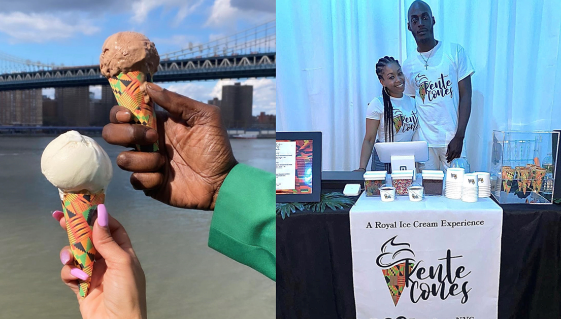 Meet the Co-Founders Behind Kente Cones, The Vegan Ice Cream Brand Honoring African Ancestry