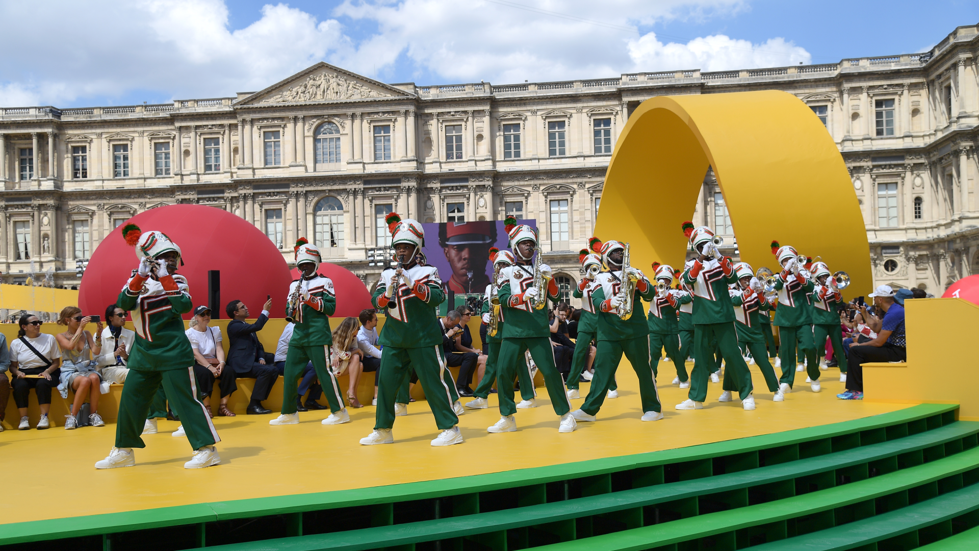 Louis Vuitton Men's Show Featured a Marching Band and Kendrick