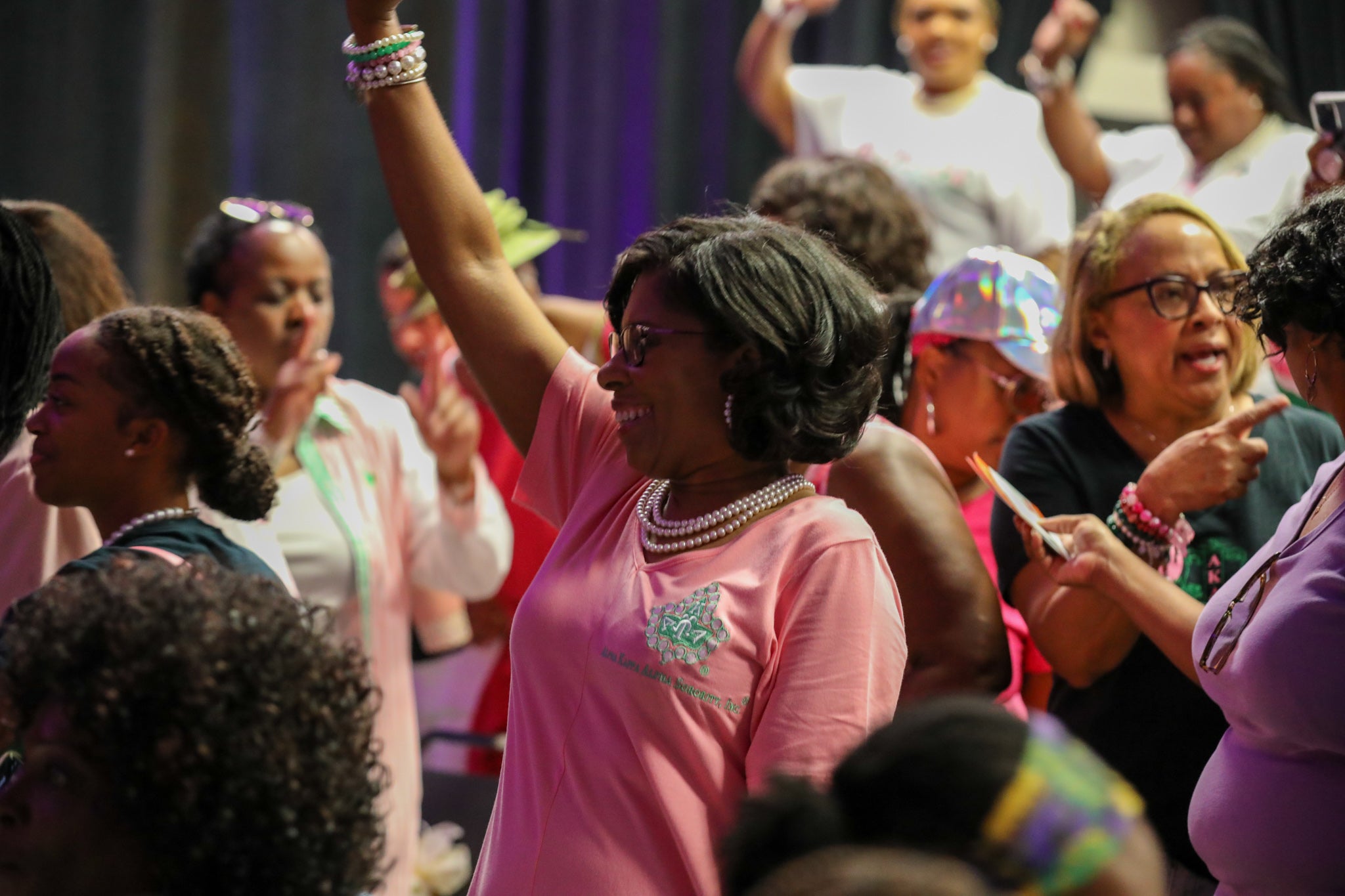 Sorors Show Their AKA Pride At The Screening Of ‘Twenty Pearls’ During ESSENCE Fest