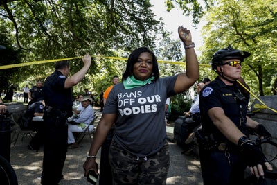 ￼Reps. Cori Bush, Ilhan Omar and Ayanna Pressley Among 17 House Dems Arrested At Abortion Rally