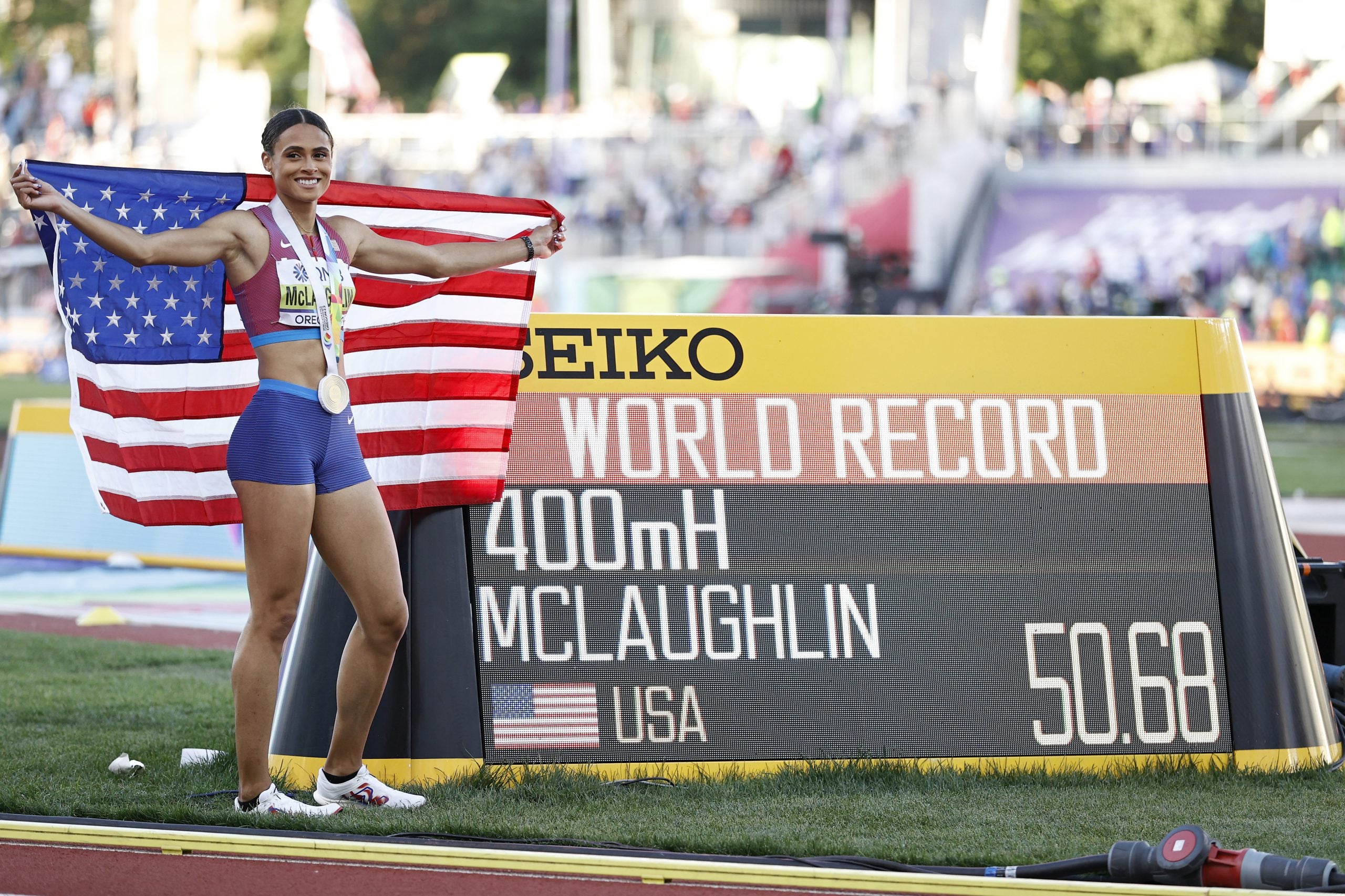 Track Phenom Sydney McLaughlin Makes History, Crushes Her Own World Record In The 400M Hurdle