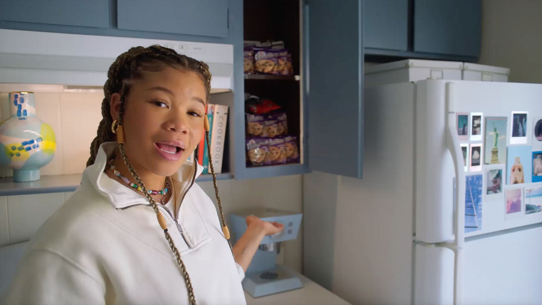 Storm Reid Talks Juggling Acting And College, Gives A Peek Inside Her Beautiful Baby Blue Dorm Room