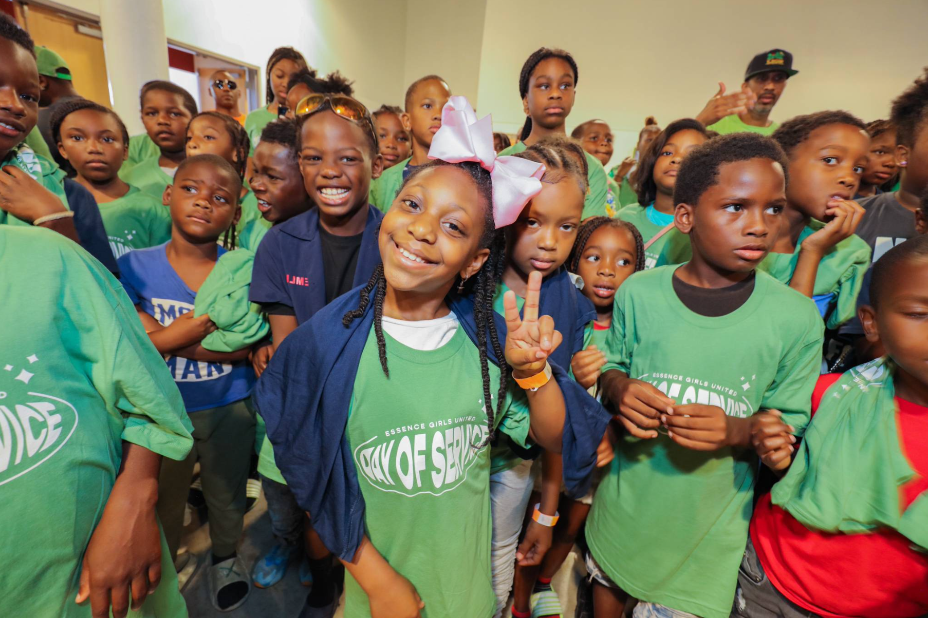 Local Students Receive Scholarships And Gift Cards From Disney, McDonald’s & Target During ESSENCE Fest Day Of Service Hosted By Girls United