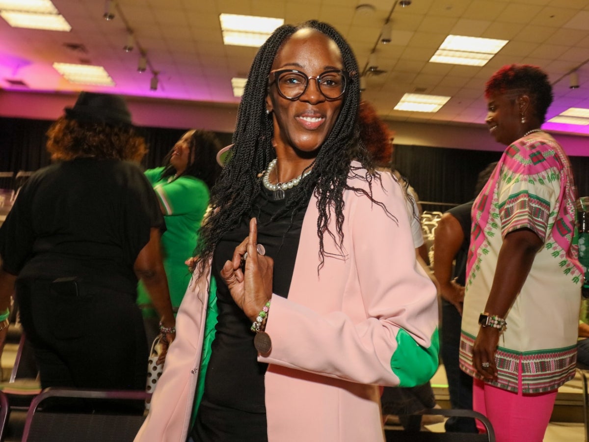Sorors Show Their AKA Pride At The Screening Of ‘Twenty Pearls’ During ESSENCE Fest