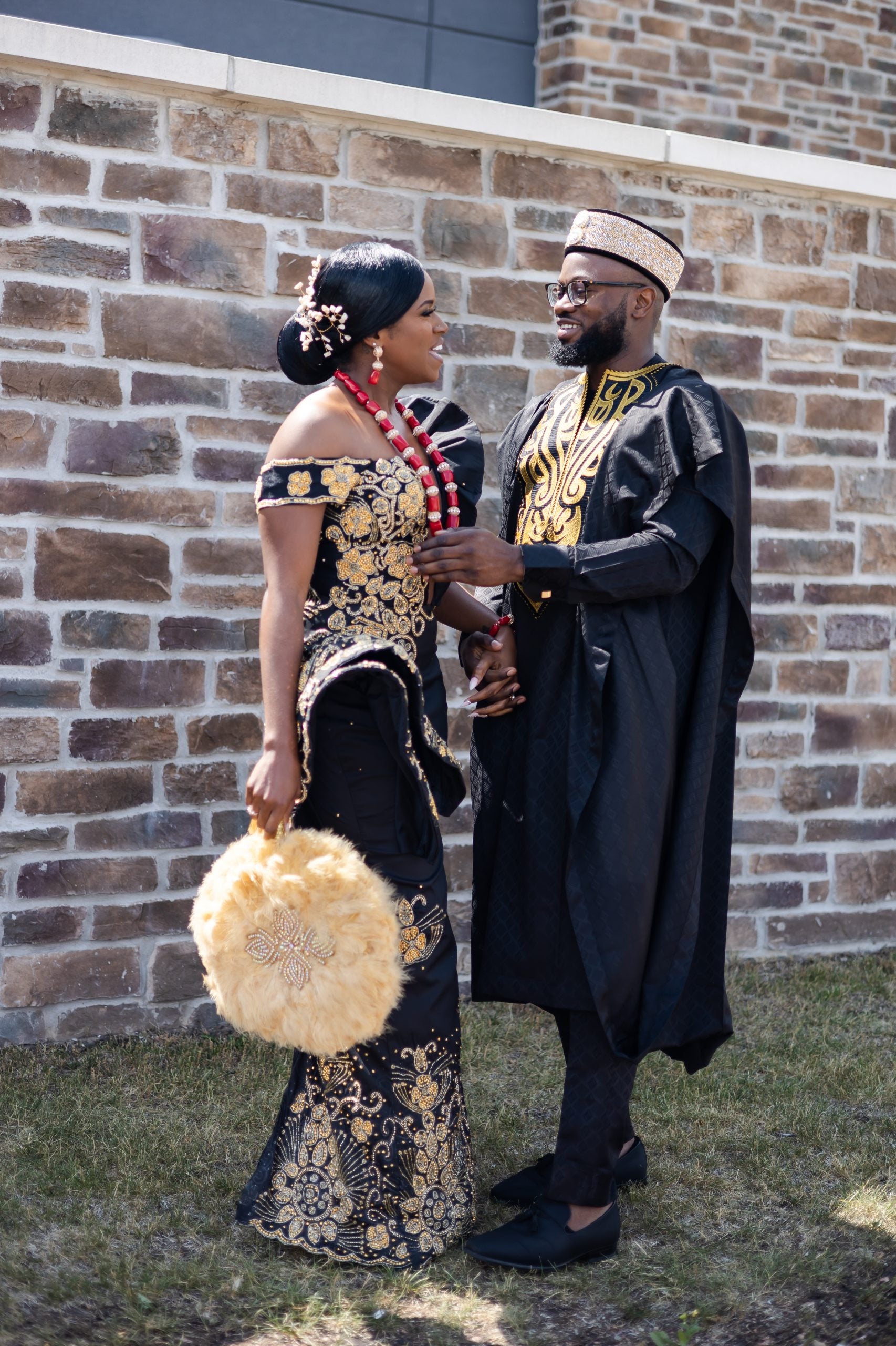 Bridal Bliss: Leah And Rodney Said 'I Do' With A West African Wedding Weekend In Wisconsin