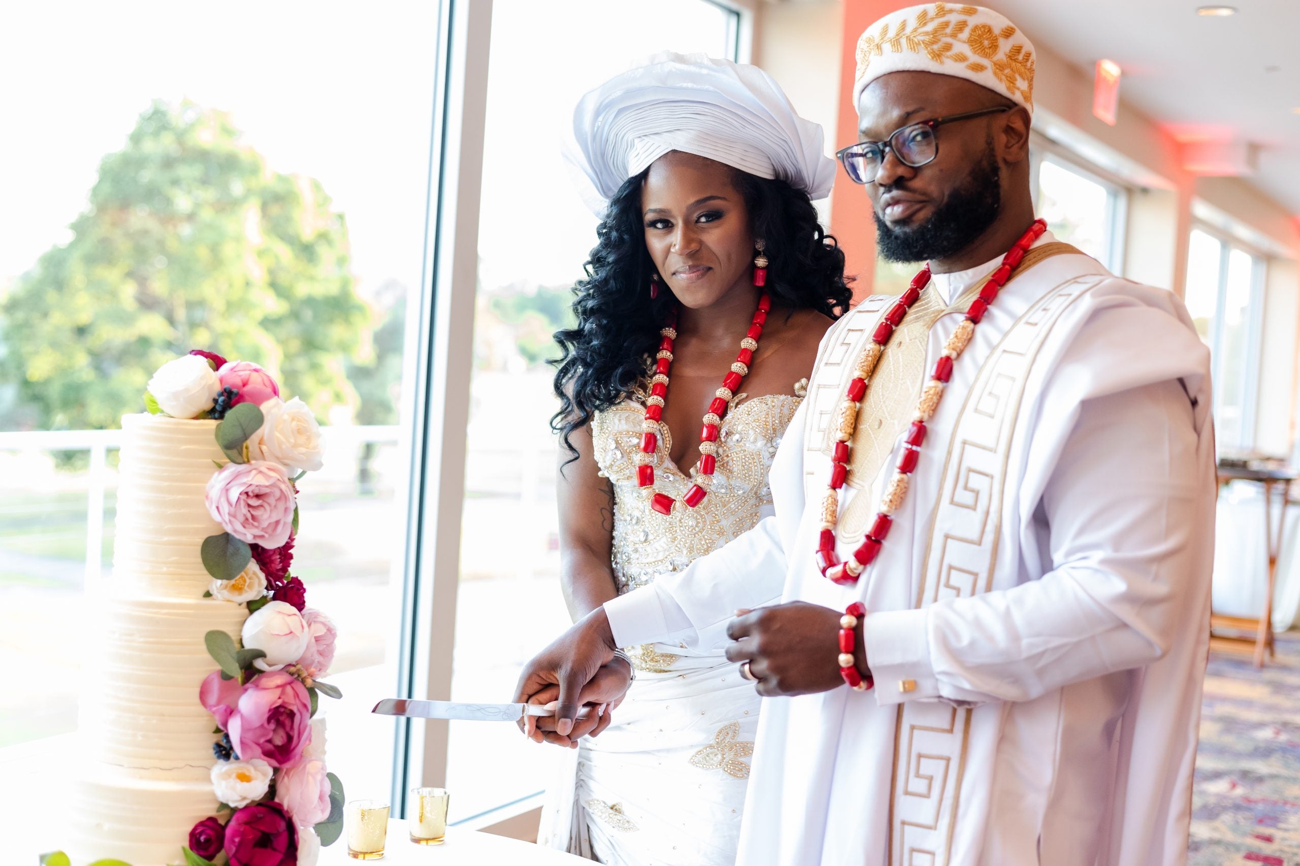 Bridal Bliss: Leah And Rodney Said 'I Do' With A West African Wedding Weekend In Wisconsin