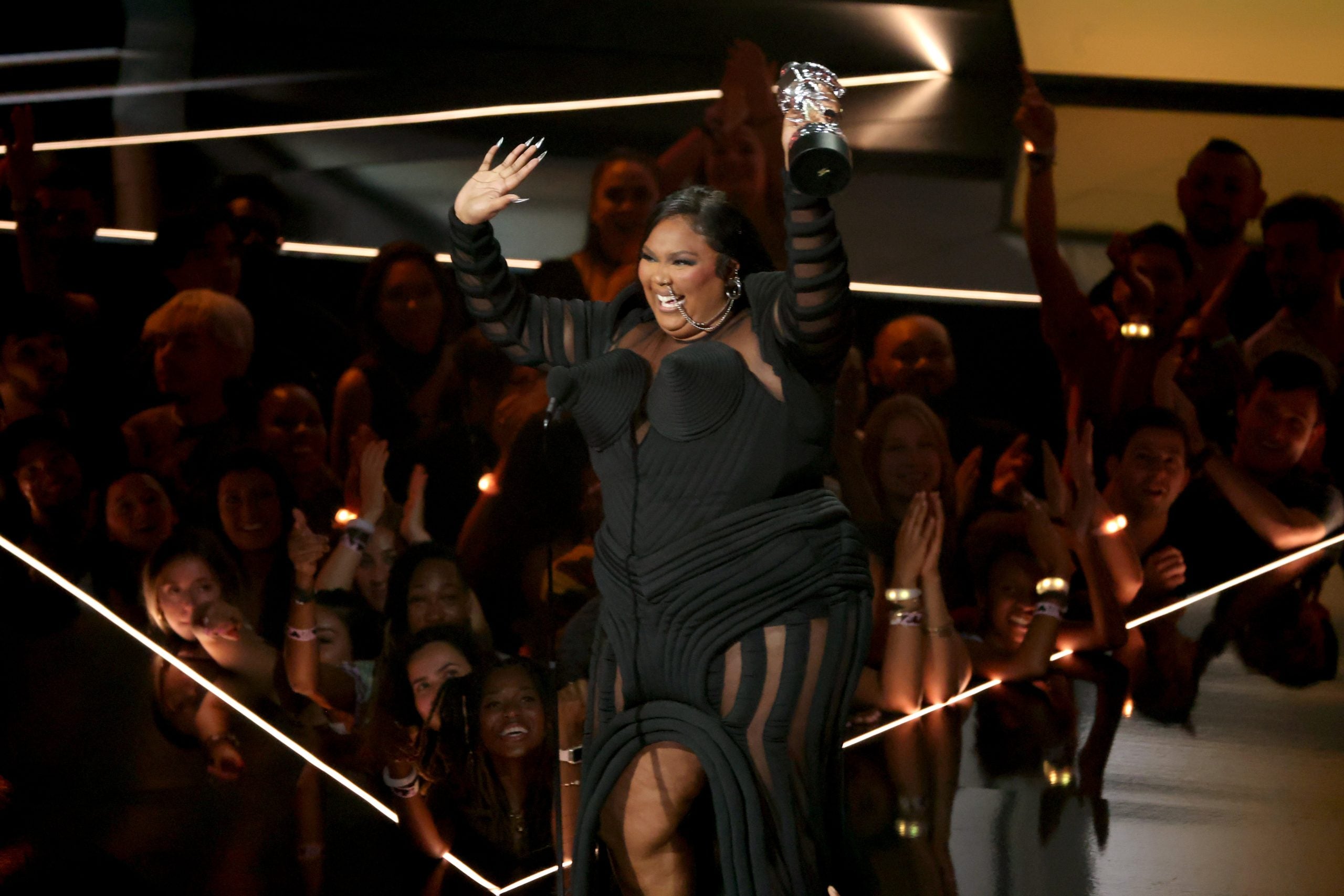 Lizzo Claps Back At Media Haters In VMA Speech