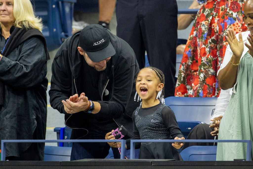 With Beads And Braids And A Matching Outfit, Alexis Olympia Was Serena Williams's Biggest Fan At The US Open