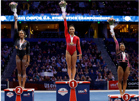 Black Women Make History At  2022           U.S. Gymnastics Championships