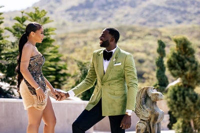 Exclusive: See NBA Star Draymond Green And Hazel Renee’s Stunning Engagement Shoot