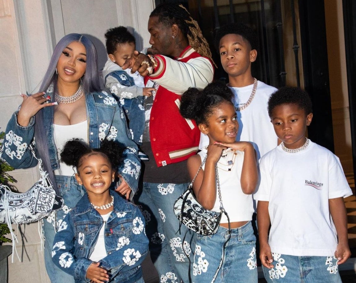Cardi B’s Son Wave Just Turned One And The Family Celebrated In Diamonds In Denim