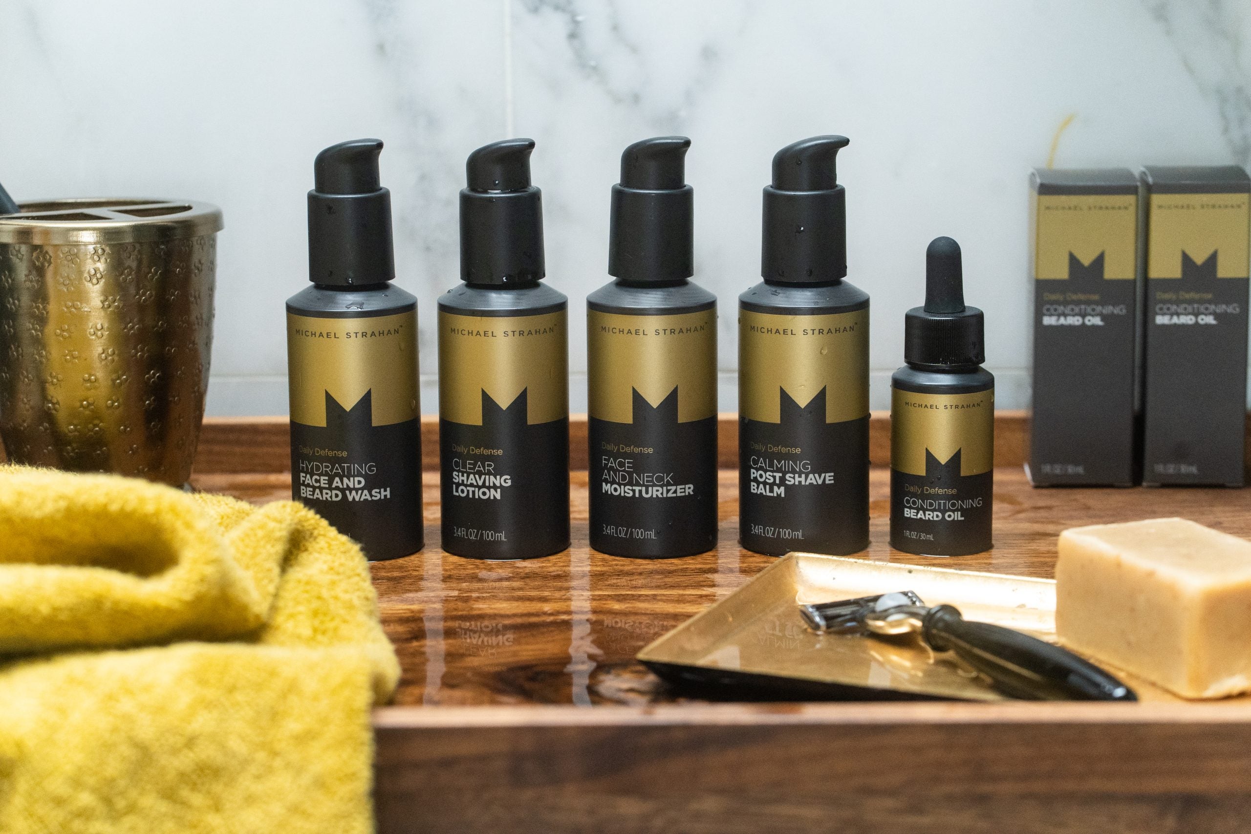 Michael Strahan Launches His First Grooming Line