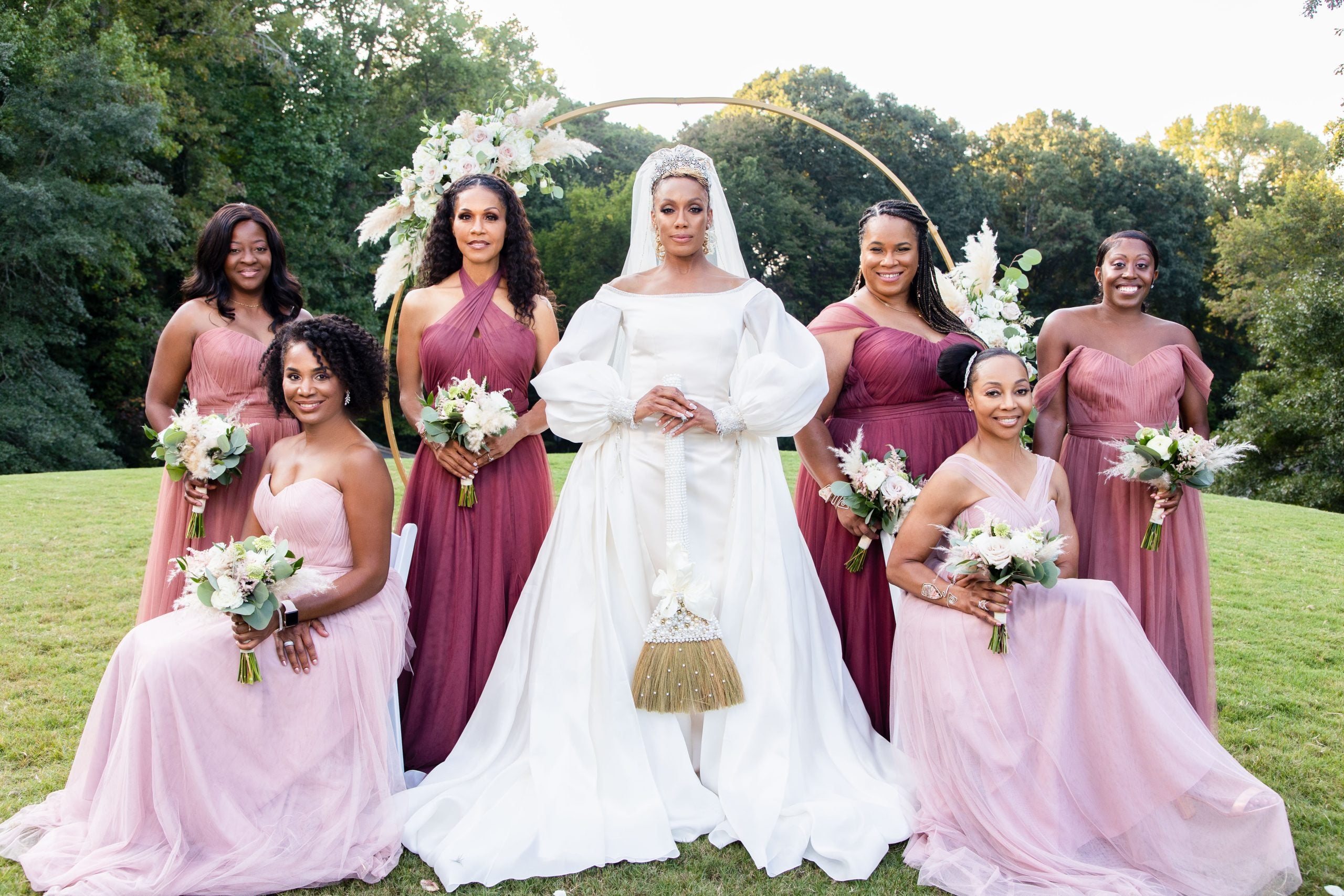 Bridal Bliss: En Vogue's Rhona Bennett Married Her Best Friend And Cindy And Terry Were Her Bridesmaids