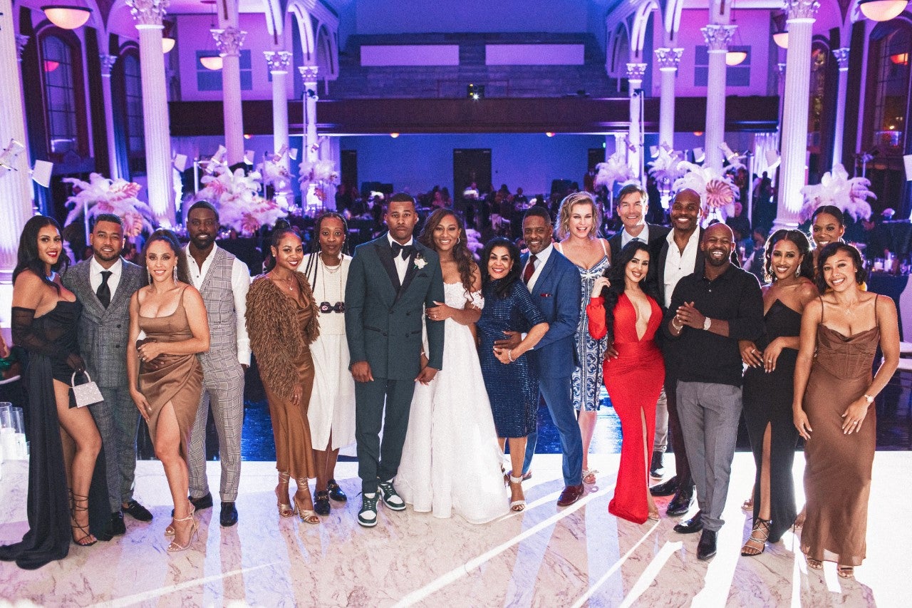 Exclusive: 'P-Valley' Star J. Alphonse And Longtime Love Nafeesha Tie The Knot In Star-Studded LA Wedding