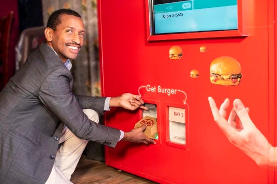 Black-Owned Burger Vending Machine 'RoboBurger' Raises Funds In a $10M Seed 2 Funding Round