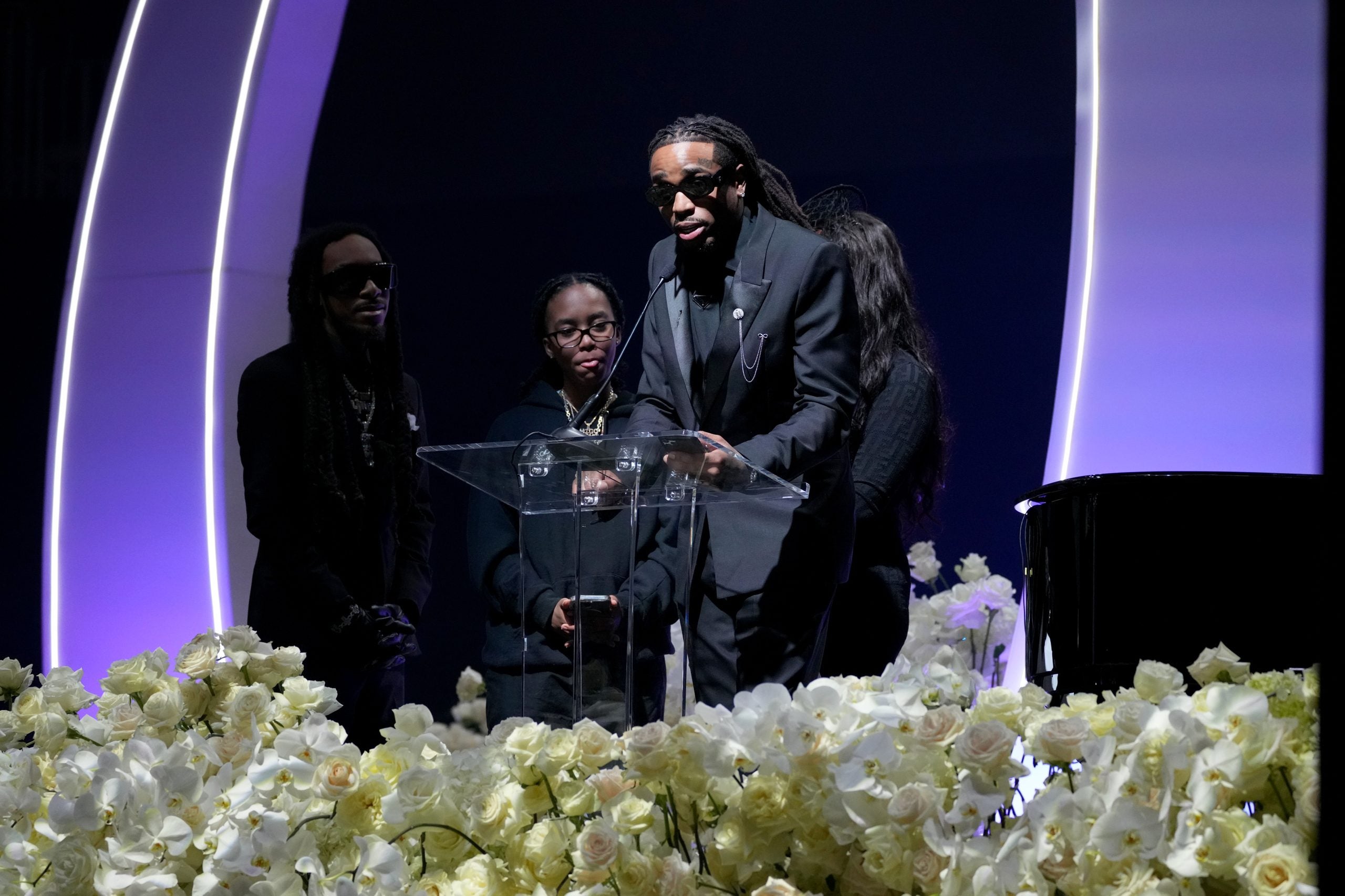 Thousands Attend The Celebration Of Life Ceremony For Takeoff In Atlanta