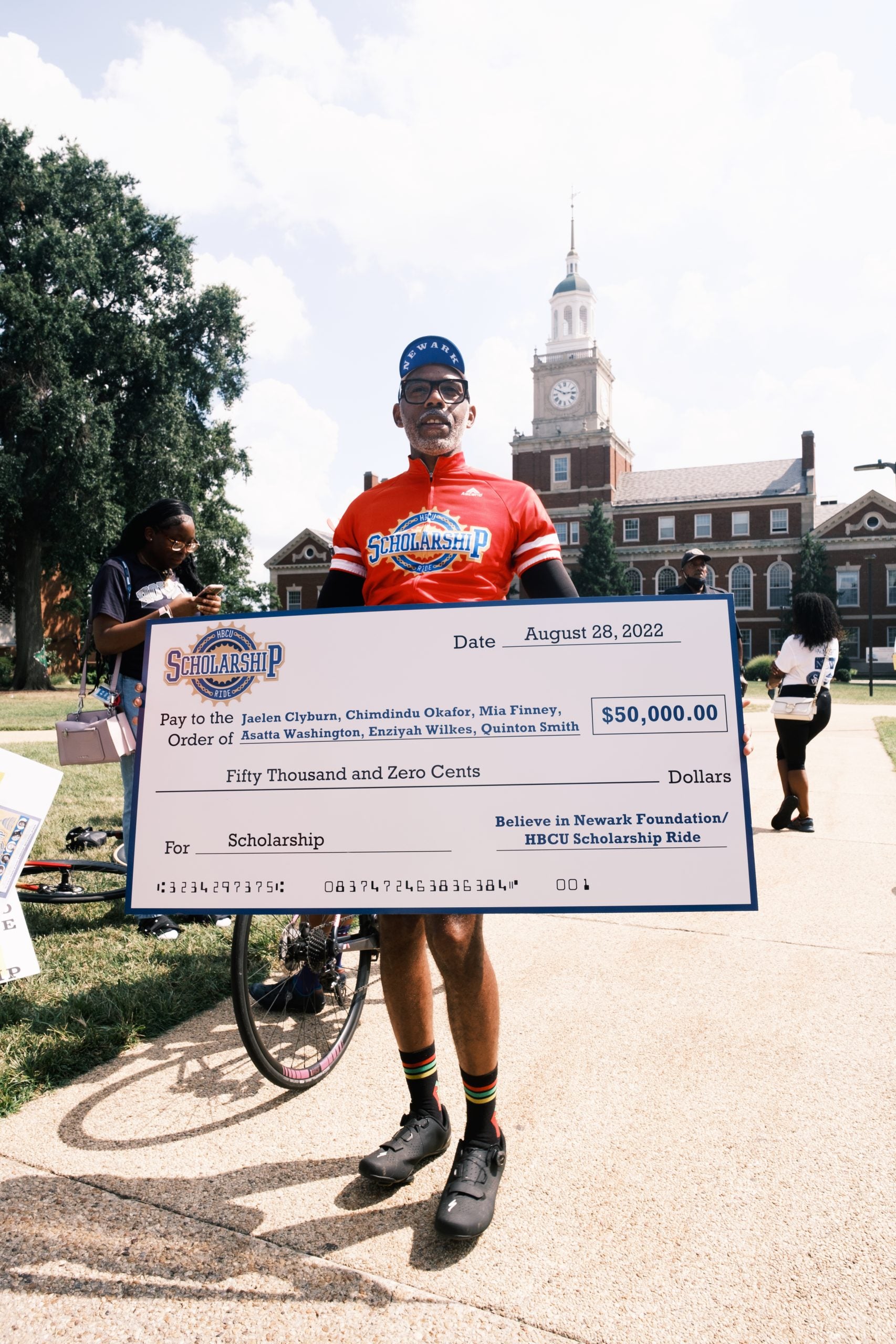 Finances Forced This Bicyclist To Withdraw From College, Now He Rides To Assure Others Graduate