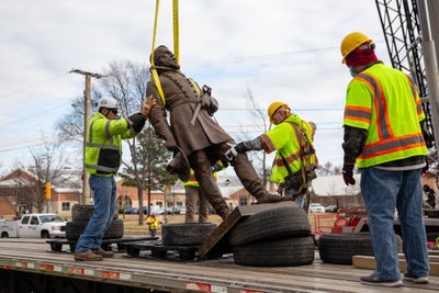The Last Confederate Monument Owned By The City Of Richmond, Virginia Has Been Removed