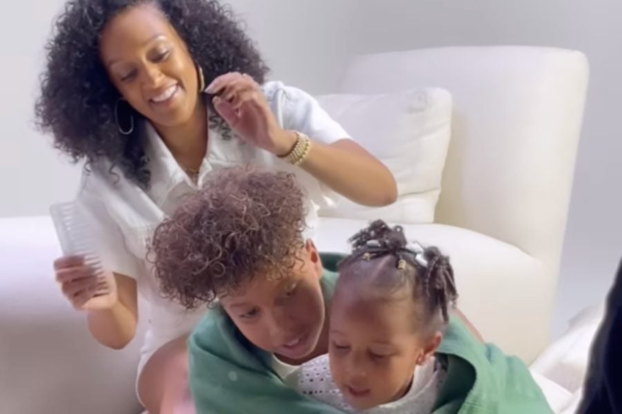 Tia Mowry Enlists The Help Of Her Children To Debut New Hair Care Line, 4UByTia